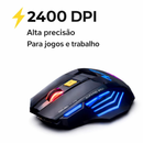 Mouse Gamer Profissional X7 - 2400 DPI - 7 Botões (Estoque no Brasil)