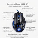 Mouse Gamer Profissional X7 - 2400 DPI - 7 Botões (Estoque no Brasil)