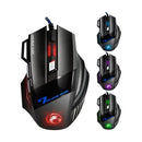 Mouse Gamer Profissional X7 - 2400 DPI - 7 Botões (Estoque no Brasil)