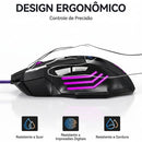 Mouse Gamer Profissional X7 - 2400 DPI - 7 Botões (Estoque no Brasil)